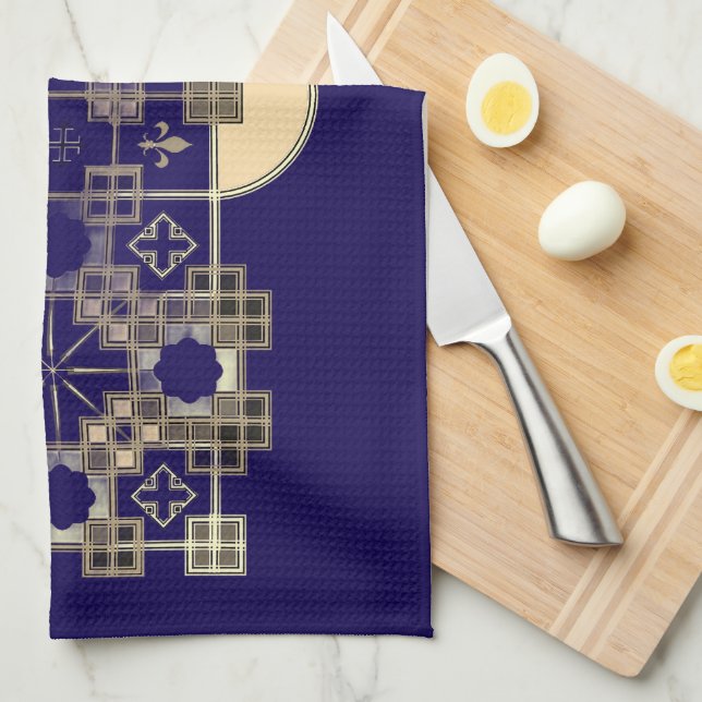 Mosaic Tea Towel (Quarter Fold)