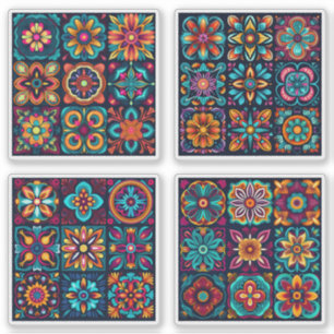 Mosaic Tiles Flower 17 - 20