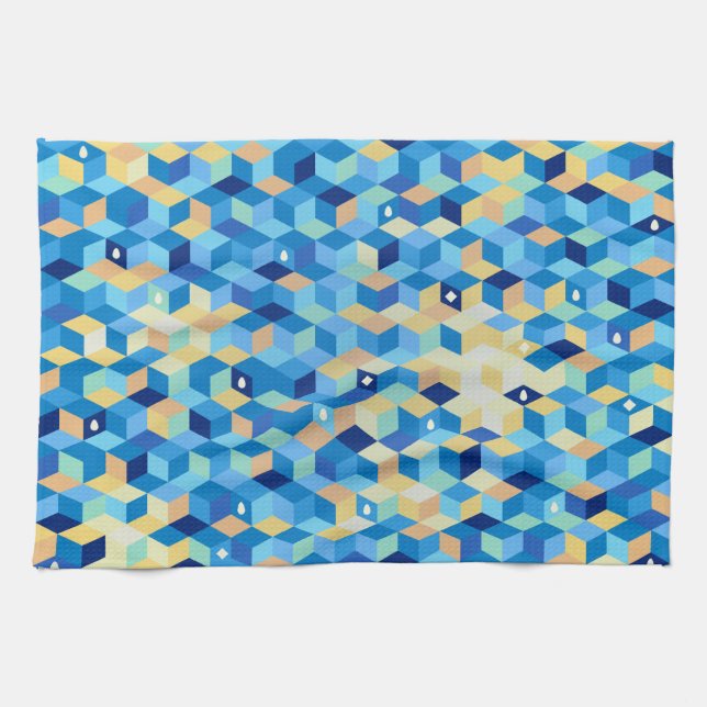 Mosaic, towel (Horizontal)