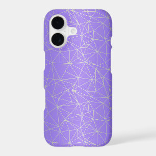 Mosaic Triangles Seamless Pattern in purple colou