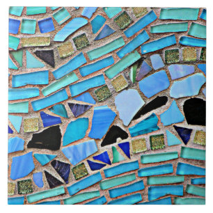 Mosaic turquoise pattern tile