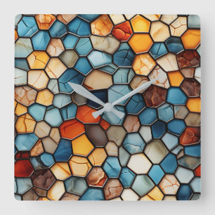 Mosaic Wall Clock