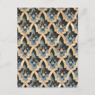 Mosaic Wall, Hassan II Mosque-Casablanca Postcard