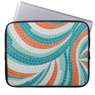 mosaic wave laptop sleeve