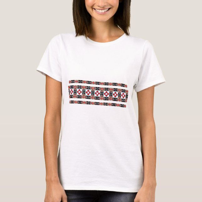 Mosaic Yoga Mat T-Shirt (Front)