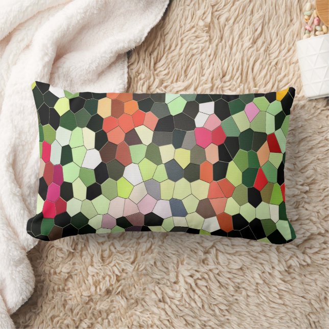 Mosaically Fun...... Lumbar Cushion (Blanket)