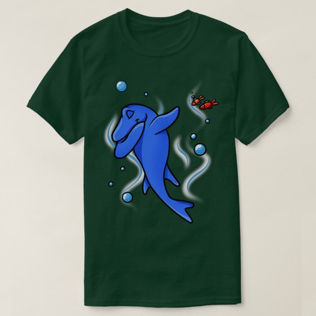 Mosasaurus Dabbing T-Shirt (Design Front)