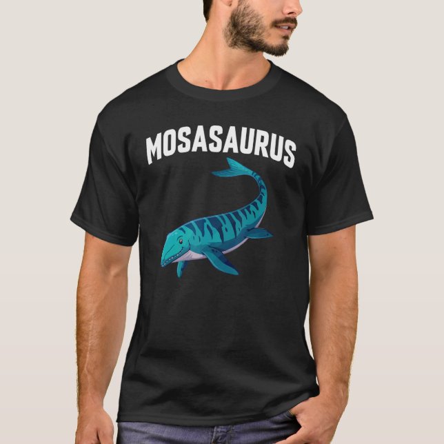 Mosasaurus Dino Prehistoric Dinosaur 2 T-Shirt (Front)