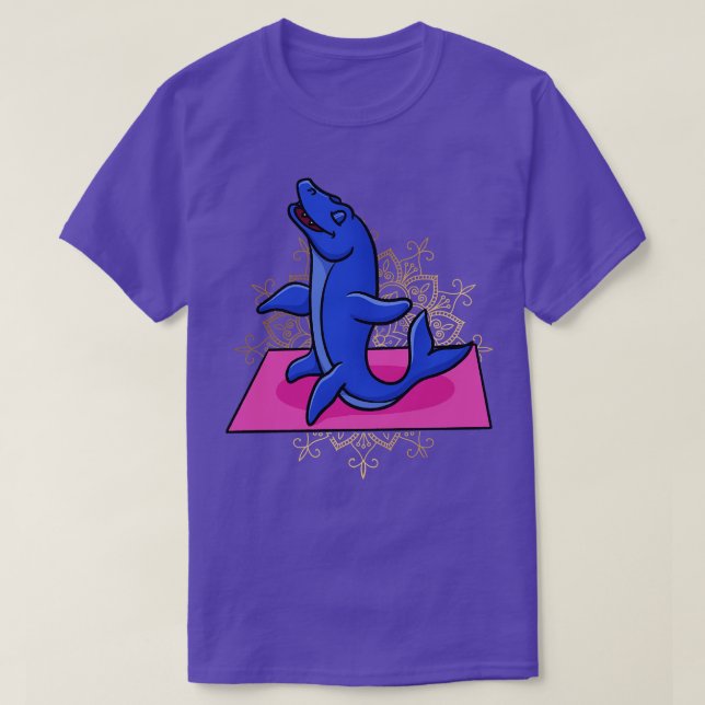 Mosasaurus Meditating T-Shirt (Design Front)