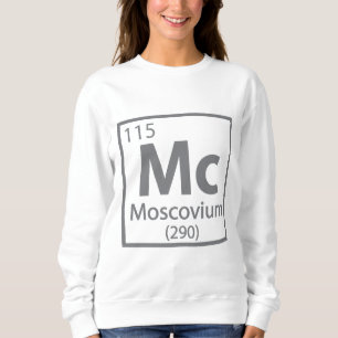 Moscovium - Russian Science Periodic Table Sweatshirt