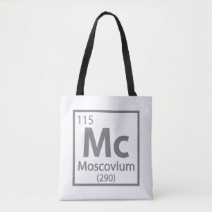 Moscovium - Russian Science Periodic Table Tote Bag