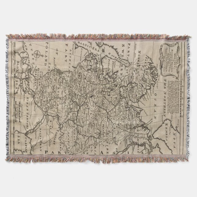 Moscovy, Russia Throw Blanket (Front)