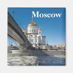 Moscow cathedral the Christ the Saviour Magnet