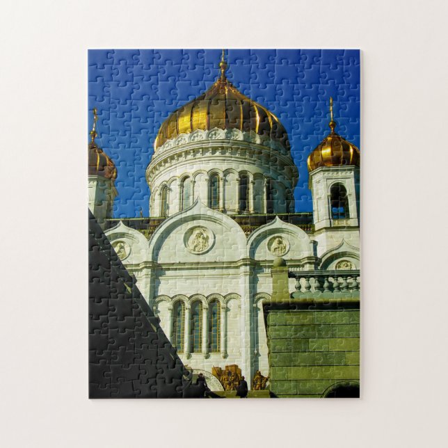 Moscow Christ The Saviour Cathedral Architecture Jigsaw Puzzle (Vertical)