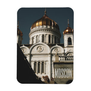 Moscow Christ The Saviour Cathedral Architecture Magnet