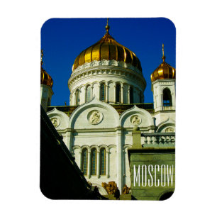 Moscow Christ The Saviour Cathedral Architecture Magnet