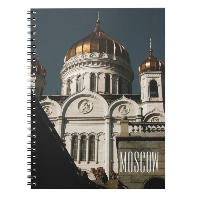 Moscow Christ The Saviour Cathedral Architecture Notebook (Front)