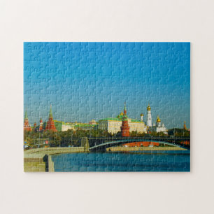 Moscow City Kremlin Moskva Landscape Architecture Jigsaw Puzzle