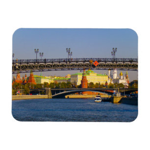Moscow City Kremlin Moskva Landscape Architecture Magnet