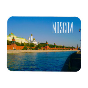 Moscow City Kremlin Moskva Landscape Architecture Magnet
