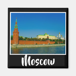 Moscow City Kremlin Moskva Landscape Architecture Magnet