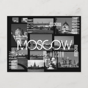 Moscow City St Basil's Cathedral Architecture City Postcard