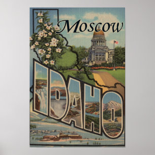 Moscow, IdahoLarge Letter ScenesMoscow, ID Poster