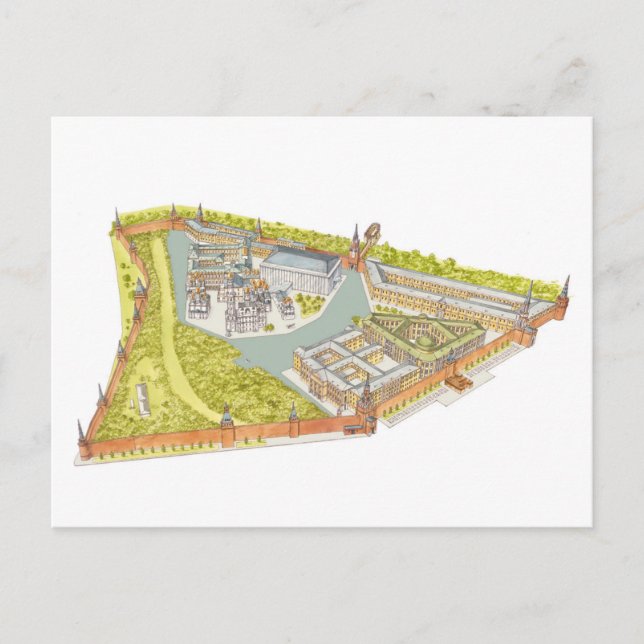 Moscow Kremlin Postcard (Front)