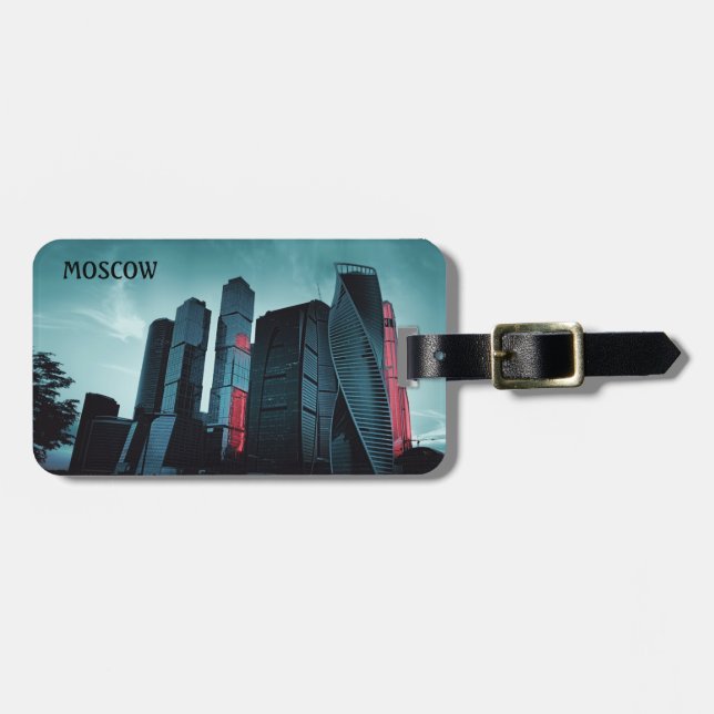 MOSCOW LUGGAGE TAG (Front Horizontal)