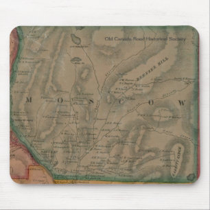 Moscow, Maine 1860 Map - Mousepad