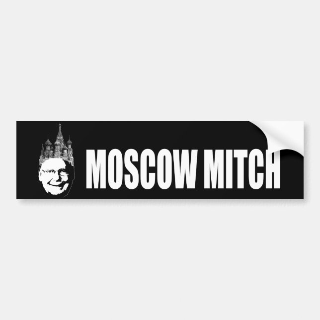 Moscow Mitch Bumper Sticker (Front)