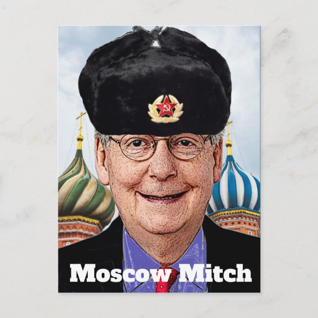 Moscow Mitch McConnell Postcard (Front)