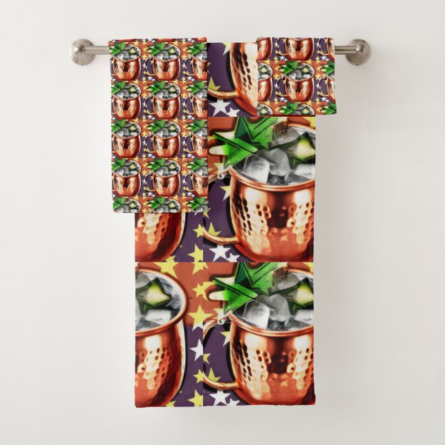 Moscow Mule Bath Towel Set (Insitu)
