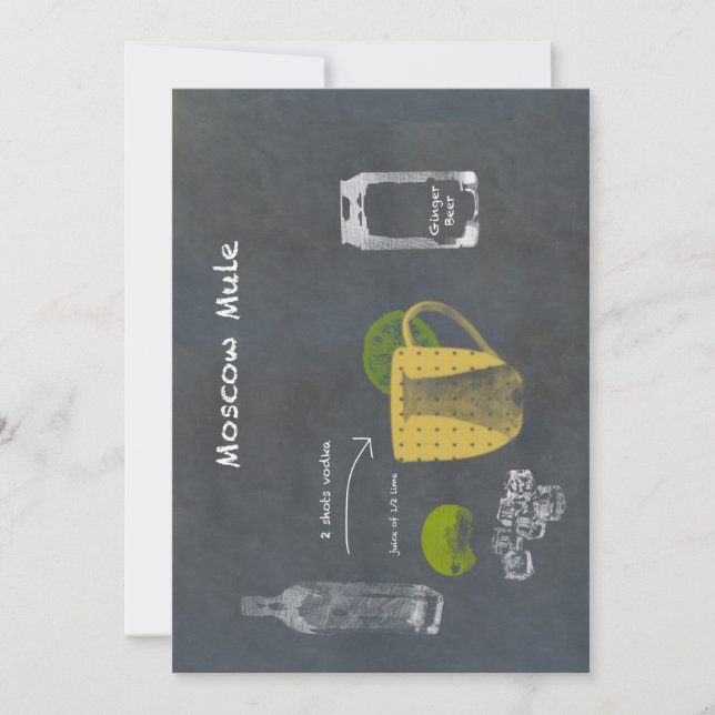 Moscow Mule Invitation (Front)