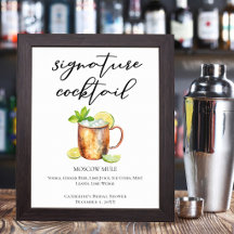 Moscow Mule Single Signature Cocktail