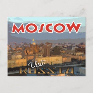 Moscow, postcard from serie Visit Russia