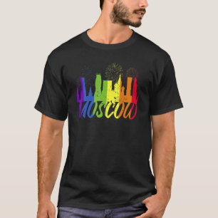 Moscow Pride Skyline  Pride Parade Moscow T-Shirt