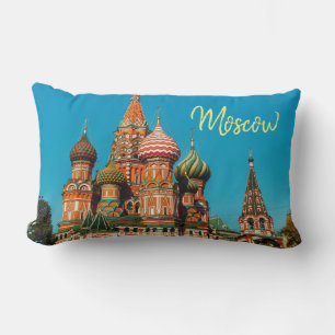 Moscow Red Square St Basil's Russia Pillow Cushion