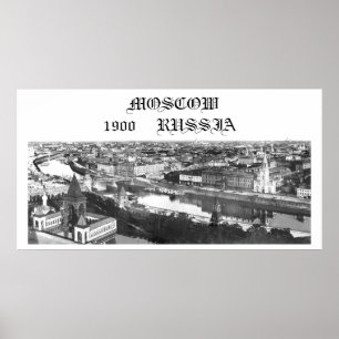 Moscow, Russia, 1900 Poster
