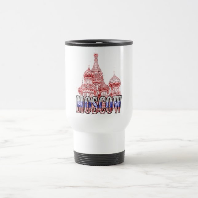 Moscow Russia Travel Mug (Center)