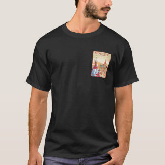 Moscow Russia Travel Poster T-Shirt