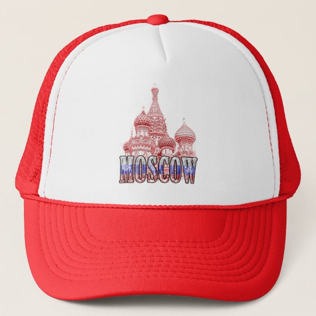 Moscow Russia Trucker Hat (Front)