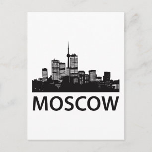 Moscow Skyline Postcard