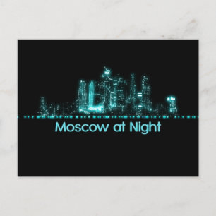 Moscow Skyline Postcard