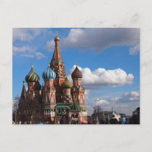 Moscow- St. Basil's Cathedral Postcard