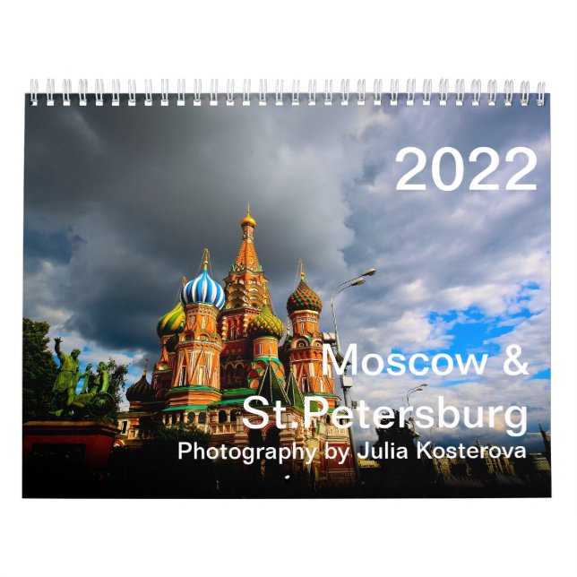 Moscow & St.Petersburg. 2022 Calendar (Cover)