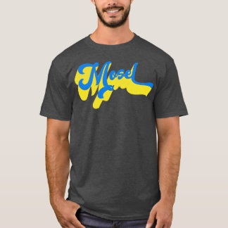 Mosel Heimat vintage Schriftzug T-Shirt