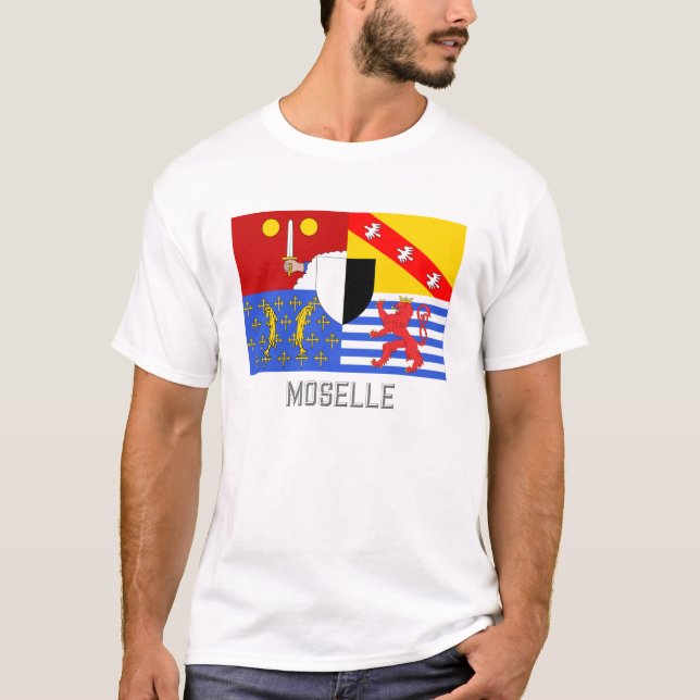 Moselle flag with name T-Shirt (Front)