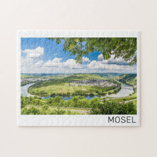 Moselle Loop Trittenheim Panorama Germany Souvenir Jigsaw Puzzle