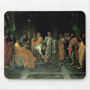 Moses and the Brazen Serpent (oil on canvas) Mouse Pad
